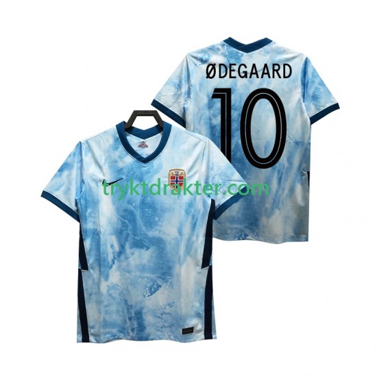 Herre Norge drakt ODEGAARD 10 2020-2021 Borte Korte Ermer