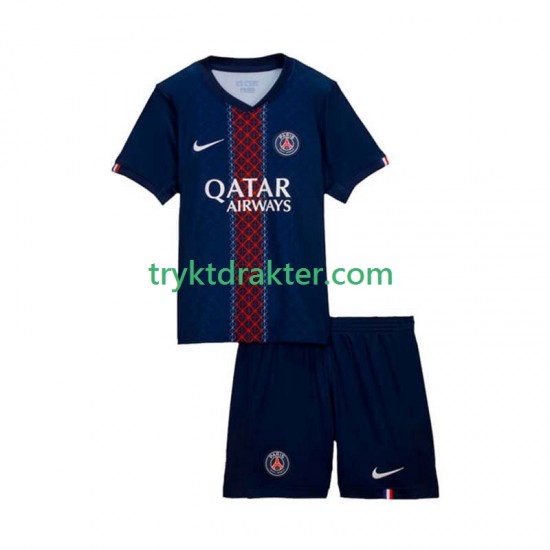 3-13 år Barn Paris Saint-Germain drakt Hjemme 2025-2026 Korte Ermer