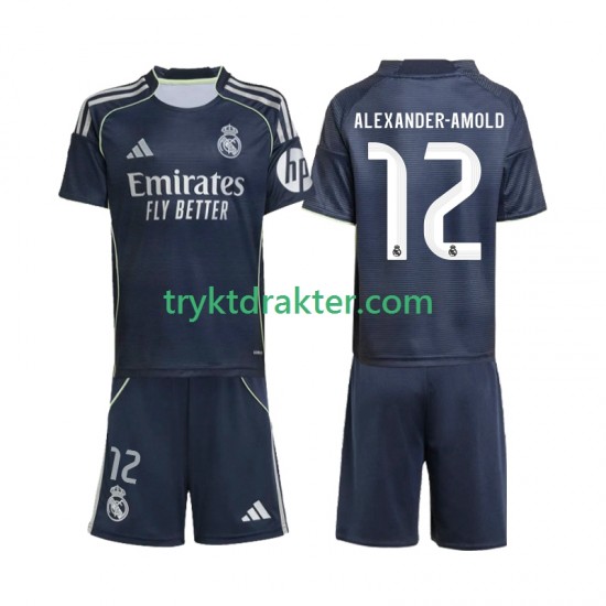 3-13 år Barn Real Madrid drakt Alexander-Arnold 12 Borte 2025-2026 Korte Ermer