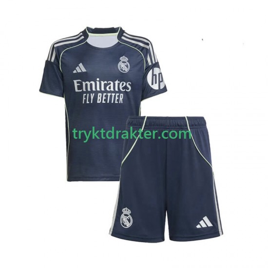 3-13 år Barn Real Madrid drakt Borte 2025-2026 Korte Ermer