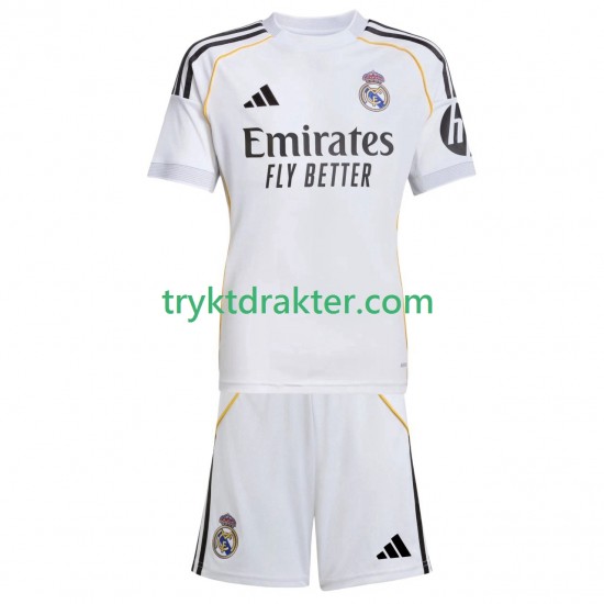3-13 år Barn Real Madrid drakt Hjemme 2025-2026 Korte Ermer