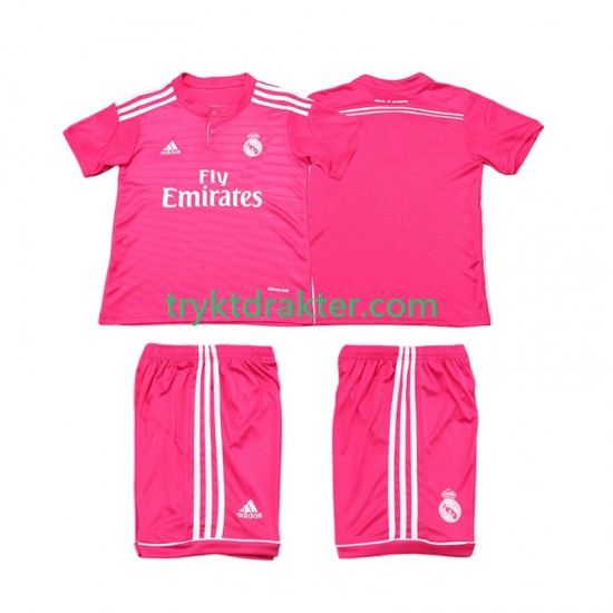 3-13 år Barn Real Madrid drakt 2014 2015 Retro Borte Korte Ermer