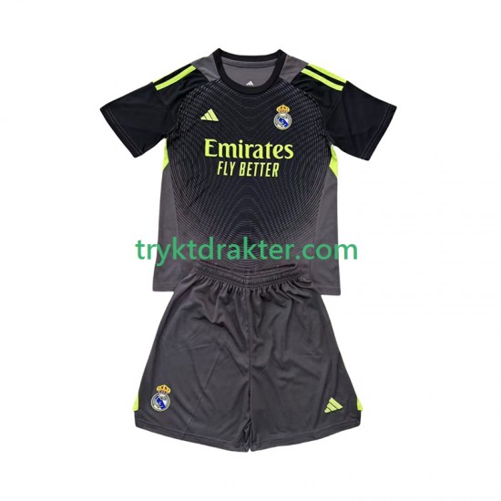 3-13 år Barn Keeper Real Madrid drakt Tredje 2025-2026 Korte Ermer