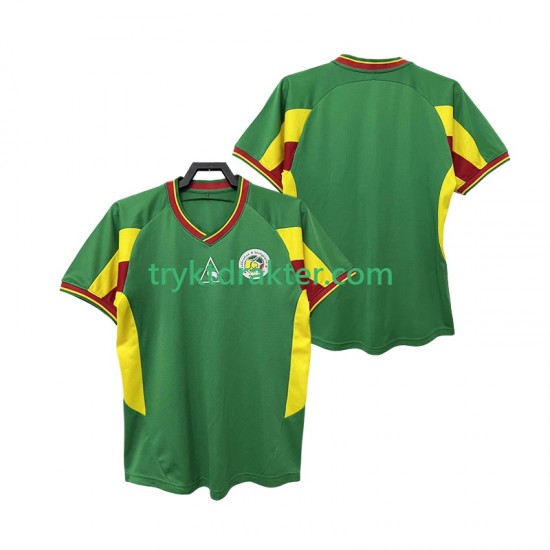 Herre Senegal drakt 2002 Retro Borte Korte Ermer