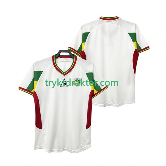 Herre Senegal drakt 2002 Retro Hjemme Korte Ermer