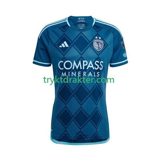 Herre Sporting Kansas City drakt Borte 2025-2026 Korte Ermer