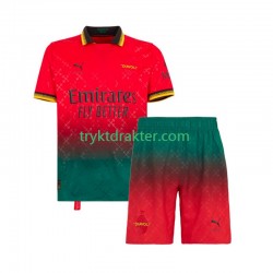 3-13 år Barn Keeper AC Milan drakt Fjerde 2024-2025 Korte Ermer