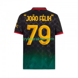 Herre AC Milan drakt JOAO FELIX 79 Fjerde 2024-2025 Korte Ermer Herre AC Milan drakt JOAO FELIX 79 Fjerde 2024-2025 Korte Ermer