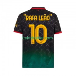 Herre AC Milan drakt RAFA LEAO 10 Fjerde 2024-2025 Korte Ermer Herre AC Milan drakt RAFA LEAO 10 Fjerde 2024-2025 Korte Ermer