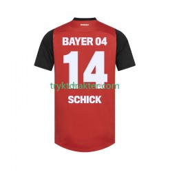 Herre Bayer 04 Leverkusen drakt Patrik Schick 14 Hjemme 2024-2025 Korte Ermer Herre Bayer 04 Leverkusen drakt Patrik Schick 14 Hjemme 2024-2025 Korte Ermer