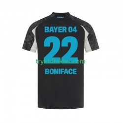 Herre Bayer 04 Leverkusen drakt Victor Boniface 22 Tredje 2024-2025 Korte Ermer Herre Bayer 04 Leverkusen drakt Victor Boniface 22 Tredje 2024-2025 Korte Ermer