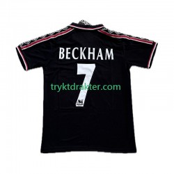 Herre Manchester Utd drakt Beckham 7 Retro Tredje 1998-1999 Korte Ermer
