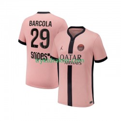 Herre Paris Saint-Germain drakt Bradley Barcola 29 Tredje 2024-2025 Korte Ermer Herre Paris Saint-Germain drakt Bradley Barcola 29 Tredje 2024-2025 Korte Ermer