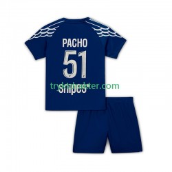 3-13 år Barn Paris Saint-Germain drakt Pacho 51 Fjerde 2024-2025 Korte Ermer 3-13 år Barn Paris Saint-Germain drakt Pacho 51 Fjerde 2024-2025 Korte Ermer