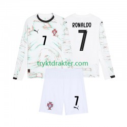 3-13 år Barn Portugal drakt Cristiano Ronaldo 7 Borte 2025 Langermet 3-13 år Barn Portugal drakt Cristiano Ronaldo 7 Borte 2025 Langermet