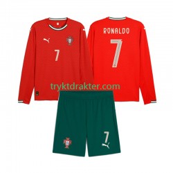 3-13 år Barn Portugal drakt Crstiano Roanldo 7 Hjemme 2025 Langermet 3-13 år Barn Portugal drakt Crstiano Roanldo 7 Hjemme 2025 Langermet