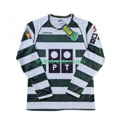 Herre Sporting CP drakt 2001 2003 Retro Hjemme Langermet Herre Sporting CP drakt 2001 2003 Retro Hjemme Langermet
