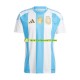 Herre Argentina drakt Copa America Hjemme 2024 Blå Hvit Korte Ermer