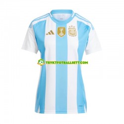 Dame Argentina drakt Copa America Hjemme 2024 Blå Hvit Korte Ermer Dame Argentina drakt Copa America Hjemme 2024 Blå Hvit Korte Ermer