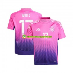 Herre Tyskland drakt Florian Wirtz 17 Borte Euro 2024 Korte Ermer Herre Tyskland drakt Florian Wirtz 17 Borte Euro 2024 Korte Ermer