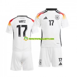 3-13 år Barn Tyskland drakt Florian Wirtz 17 Hjemme Euro 2024 Hvit Korte Ermer 3-13 år Barn Tyskland drakt Florian Wirtz 17 Hjemme Euro 2024 Hvit Korte Ermer