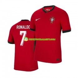 Herre Portugal drakt Cristiano Ronaldo 7 Hjemme Euro 2024 Rød Korte Ermer Herre Portugal drakt Cristiano Ronaldo 7 Hjemme Euro 2024 Rød Korte Ermer