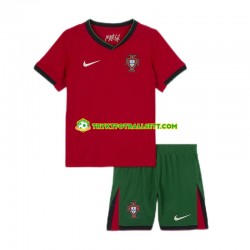 3-13 år Barn Portugal drakt Hjemme Euro 2024 Rød Korte Ermer 3-13 år Barn Portugal drakt Hjemme Euro 2024 Rød Korte Ermer