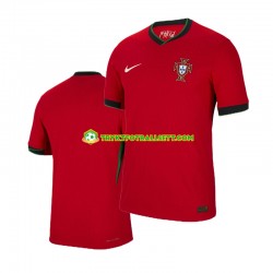Herre Portugal drakt Hjemme Euro 2024 Rød Korte Ermer Herre Portugal drakt Hjemme Euro 2024 Rød Korte Ermer