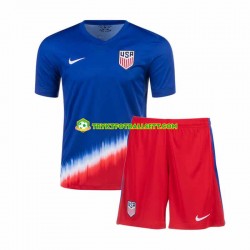 3-13 år Barn USA drakt Borte 2024 Korte Ermer 3-13 år Barn USA drakt Borte 2024 Korte Ermer