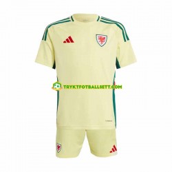 3-13 år Barn Wales drakt Borte 2024 Korte Ermer 3-13 år Barn Wales drakt Borte 2024 Korte Ermer