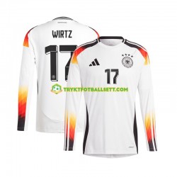 Herre Tyskland drakt Florian Wirtz 17 Hjemme Euro 2024 Langermet Herre Tyskland drakt Florian Wirtz 17 Hjemme Euro 2024 Langermet