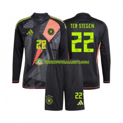 3-13 år Barn Keeper Tyskland drakt Ter Stegen 22 Hjemme Euro 2024 Langermet 3-13 år Barn Keeper Tyskland drakt Ter Stegen 22 Hjemme Euro 2024 Langermet