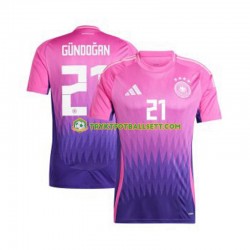 Herre Tyskland drakt Ilkay Gundogan 21 Borte Euro 2024 Korte Ermer Herre Tyskland drakt Ilkay Gundogan 21 Borte Euro 2024 Korte Ermer