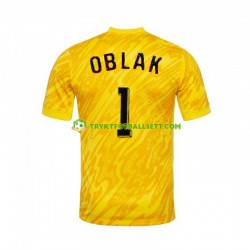 Herre Keeper Slovenia drakt Jan Oblak 1 Hjemme Euro 2024 Gul Korte Ermer Herre Keeper Slovenia drakt Jan Oblak 1 Hjemme Euro 2024 Gul Korte Ermer
