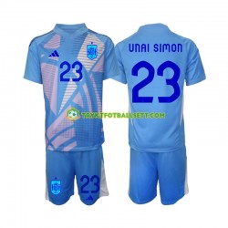 3-13 år Barn Keeper Spania drakt Unai Simon 23 Hjemme Euro 2024 Korte Ermer 3-13 år Barn Keeper Spania drakt Unai Simon 23 Hjemme Euro 2024 Korte Ermer