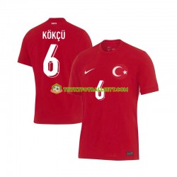 Herre Tyrkia drakt Orkun Kokcu 6 Borte Euro 2024 Korte Ermer Herre Tyrkia drakt Orkun Kokcu 6 Borte Euro 2024 Korte Ermer