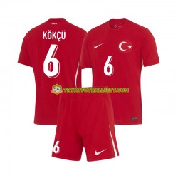 3-13 år Barn Tyrkia drakt Orkun Kokcu 6 Borte Euro 2024 Korte Ermer 3-13 år Barn Tyrkia drakt Orkun Kokcu 6 Borte Euro 2024 Korte Ermer