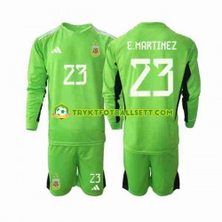 3-13 år Barn Keeper Argentina drakt Emiliano Martinez 23 Hjemme VM 2022 Langermet 3-13 år Barn Keeper Argentina drakt Emiliano Martinez 23 Hjemme VM 2022 Langermet