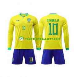 3-13 år Barn Brasil drakt Neymar Jr 10 Hjemme VM 2022 Langermet 3-13 år Barn Brasil drakt Neymar Jr 10 Hjemme VM 2022 Langermet
