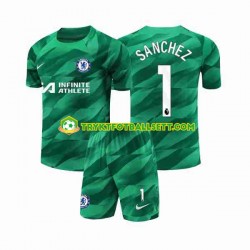 3-13 år Barn Keeper Chelsea drakt Robert Sanchez 1 Tredje 2023-2024 Korte Ermer 3-13 år Barn Keeper Chelsea drakt Robert Sanchez 1 Tredje 2023-2024 Korte Ermer