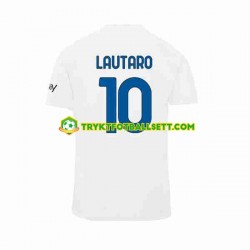 Herre Inter Milan drakt Lautaro Martinez 10 Borte 2023-2024 Korte Ermer