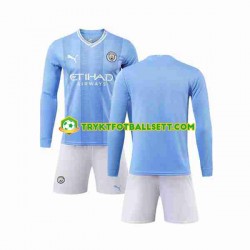 3-13 år Barn Manchester City drakt Hjemme 2023-2024 Langermet 3-13 år Barn Manchester City drakt Hjemme 2023-2024 Langermet