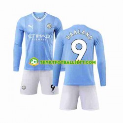 3-13 år Barn Manchester City drakt Haaland 9 Hjemme 2023-2024 Langermet 3-13 år Barn Manchester City drakt Haaland 9 Hjemme 2023-2024 Langermet