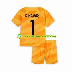 3-13 år Barn Keeper Paris Saint-Germain drakt K.NAVAS 1 Borte 2023-2024 Korte Ermer 3-13 år Barn Keeper Paris Saint-Germain drakt K.NAVAS 1 Borte 2023-2024 Korte Ermer
