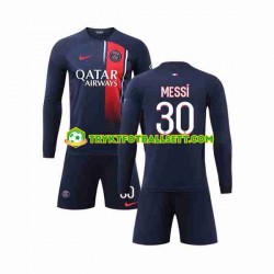 3-13 år Barn Paris Saint-Germain drakt Lionel Messi 30 Hjemme 2023-2024 Langermet 3-13 år Barn Paris Saint-Germain drakt Lionel Messi 30 Hjemme 2023-2024 Langermet