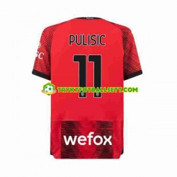 Herre AC Milan drakt Christian Pulisic 11 Hjemme 2023-2024 Korte Ermer Herre AC Milan drakt Christian Pulisic 11 Hjemme 2023-2024 Korte Ermer
