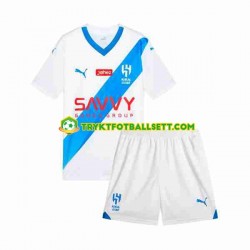 3-13 år Barn Al Hilal drakt Borte 2023-2024 Korte Ermer 3-13 år Barn Al Hilal drakt Borte 2023-2024 Korte Ermer