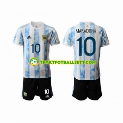 3-13 år Barn Argentina drakt Maradona 10 2020-2021 Hjemme Korte Ermer 3-13 år Barn Argentina drakt Maradona 10 2020-2021 Hjemme Korte Ermer