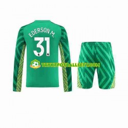 3-13 år Barn Keeper Manchester City drakt Ederson Moraes 31 Hjemme 2023-2024 Langermet 3-13 år Barn Keeper Manchester City drakt Ederson Moraes 31 Hjemme 2023-2024 Langermet