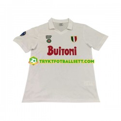 Herre Napoli drakt 1987 1988 Retro Borte Korte Ermer Herre Napoli drakt 1987 1988 Retro Borte Korte Ermer